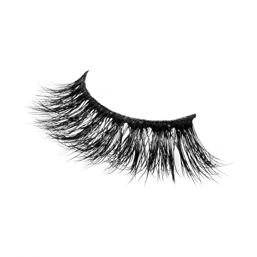 Hotsale natural black mink fur lashes with wholesale price JH20